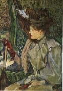 Henri De Toulouse-Lautrec, Woman with Gloves